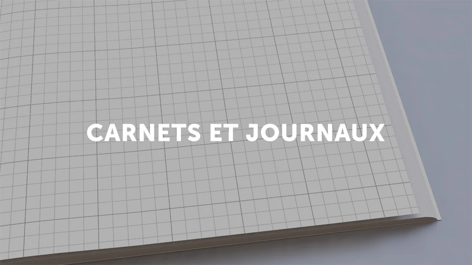 Photo of a self-published graph notebook on financial savings representing the Lulu bookstore category notebooks and journals