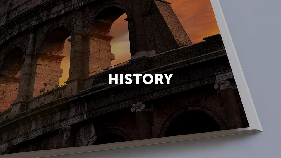 Photo of a self-published book depicting ancient ruins representing the Lulu bookstore category history