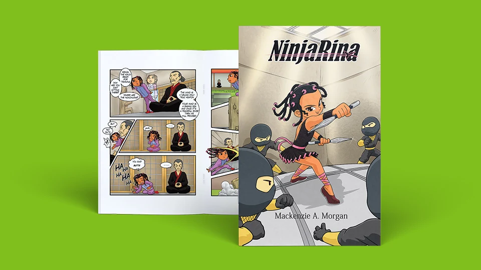 lulu saddle stitch comic book in color