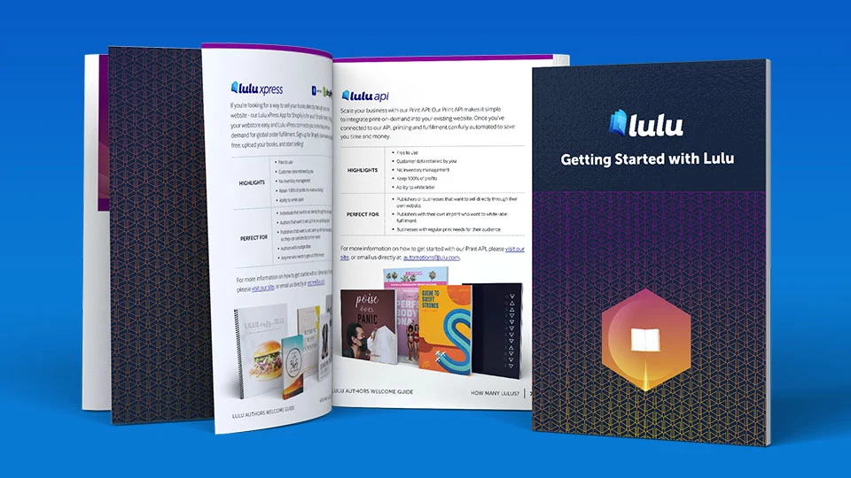 New user guide to getting started with Lulu