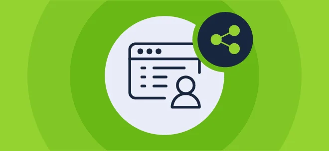 Order import step 2 icon indicating a connected platform sharing experience